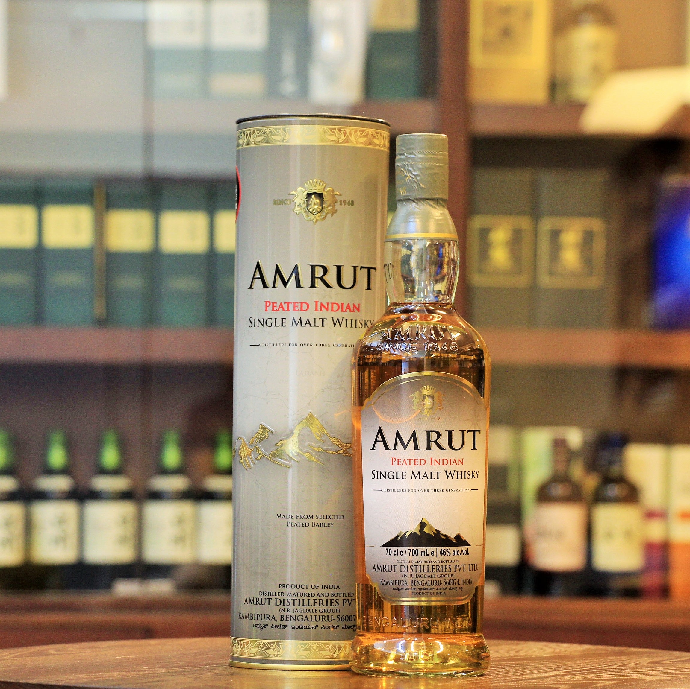 Amrut PEATED Indian Single Malt Whisky