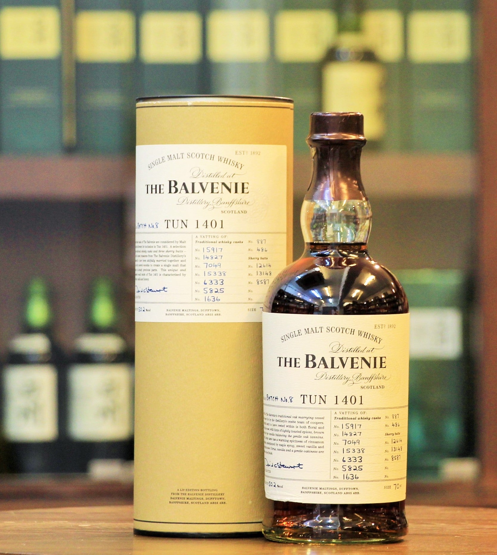 Balvenie Tun 1401 Batch No. 8 Single Malt Scotch Whisky 2013 Release