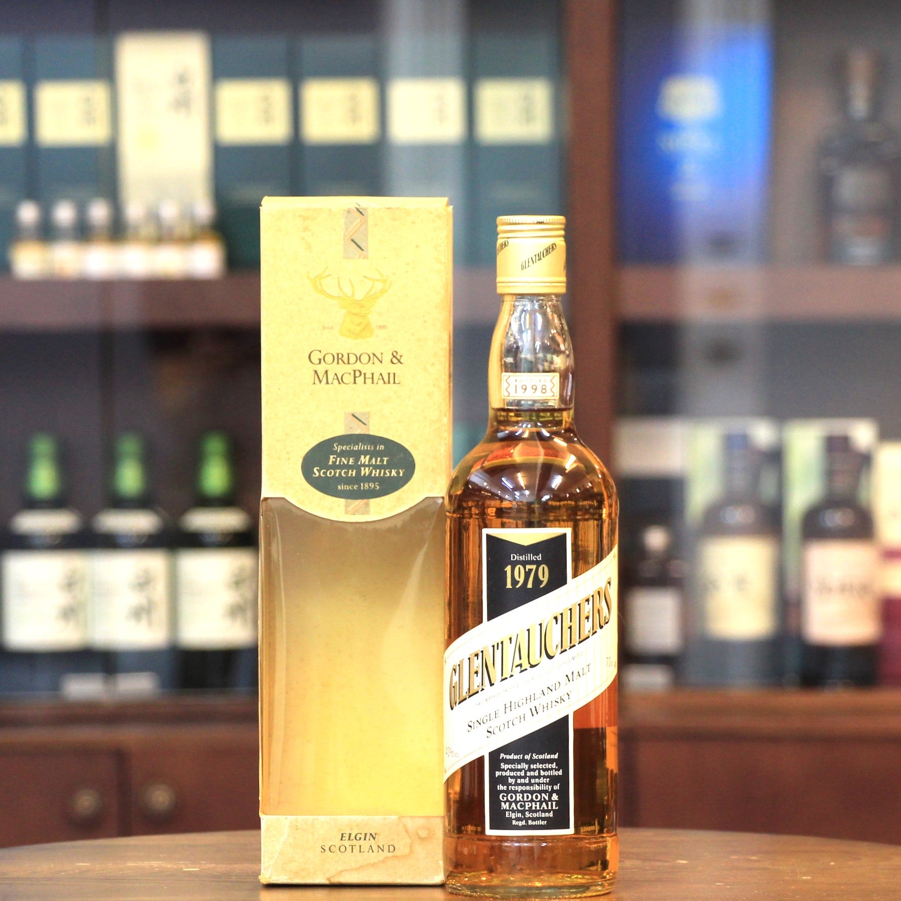 Glentauchers Vintage 1979 and bottled in 1998, this whisky is celebrate 100 years old production at distillery, 1898 - 1998. 