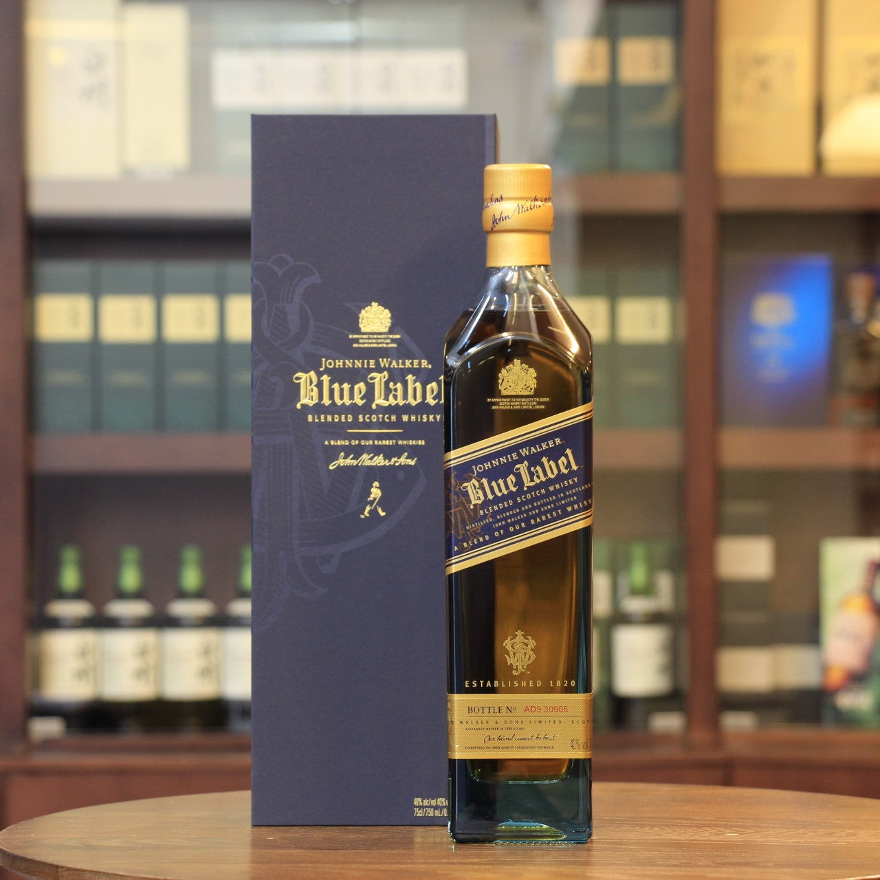 Johnnie Walker Blue Label Scotch Blended Whisky (750ml)