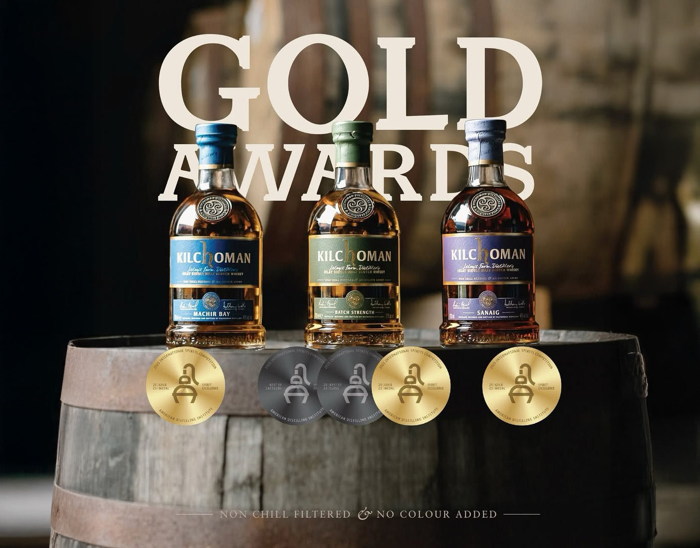 Review: Kilchoman Islay Whisky Shines at Award Season 2025 - Taste the Gold