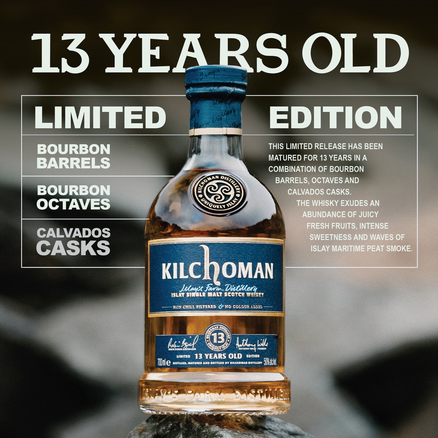 Kilchoman 13 Years Old Limited Edition Single Malt Islay Scotch Whisky