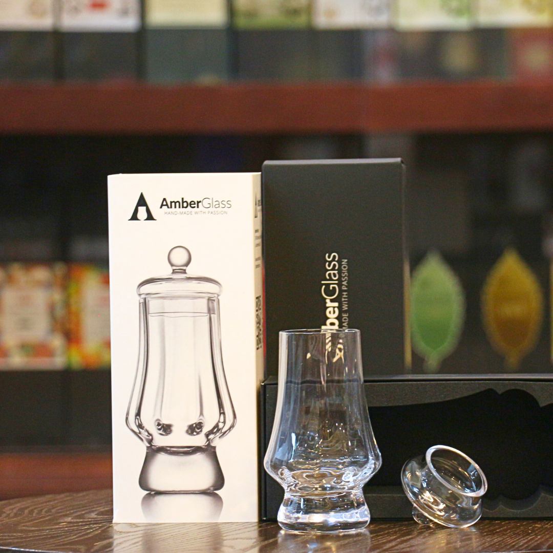 Amber Handmade Whisky Nosing & Tasting Glass G510 | Mizunara The Shop