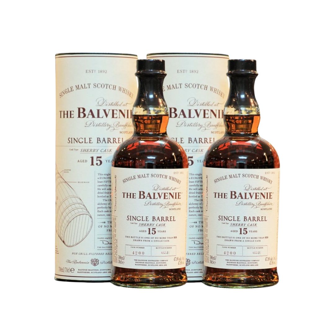A fully sherry cask matured whisky from Balvenie, which is unusual. Each bottle is part of a batch which comprises a few hundred bottles coming from a single cask and hence likely to somewhat different than the other batch while retaining the characteristics of Balvenie's spirit and flavours of rich sherry oak, dried