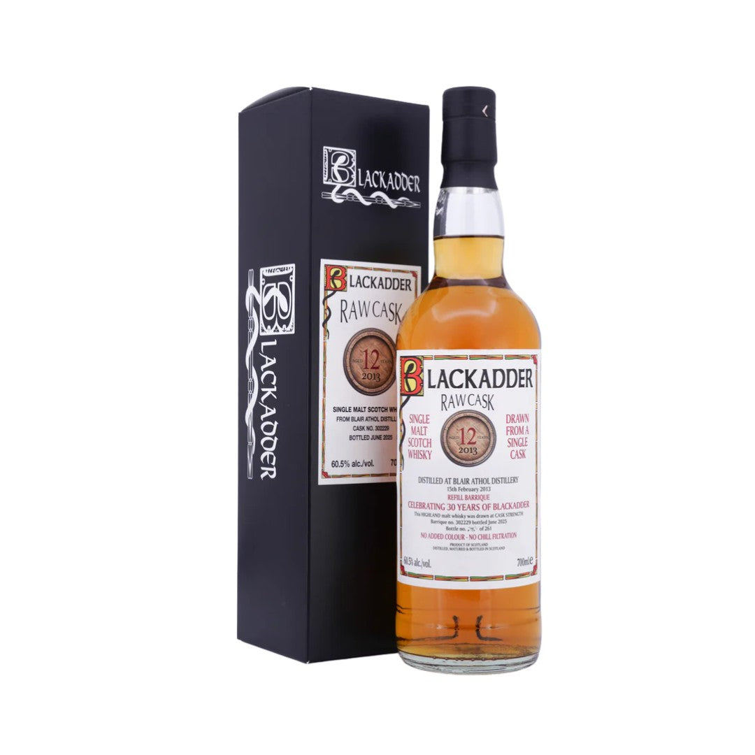 Blackadder Blair Athol 2013 12 Year Old Refill Barrique RAW CASK Single Malt Scotch Whisky
