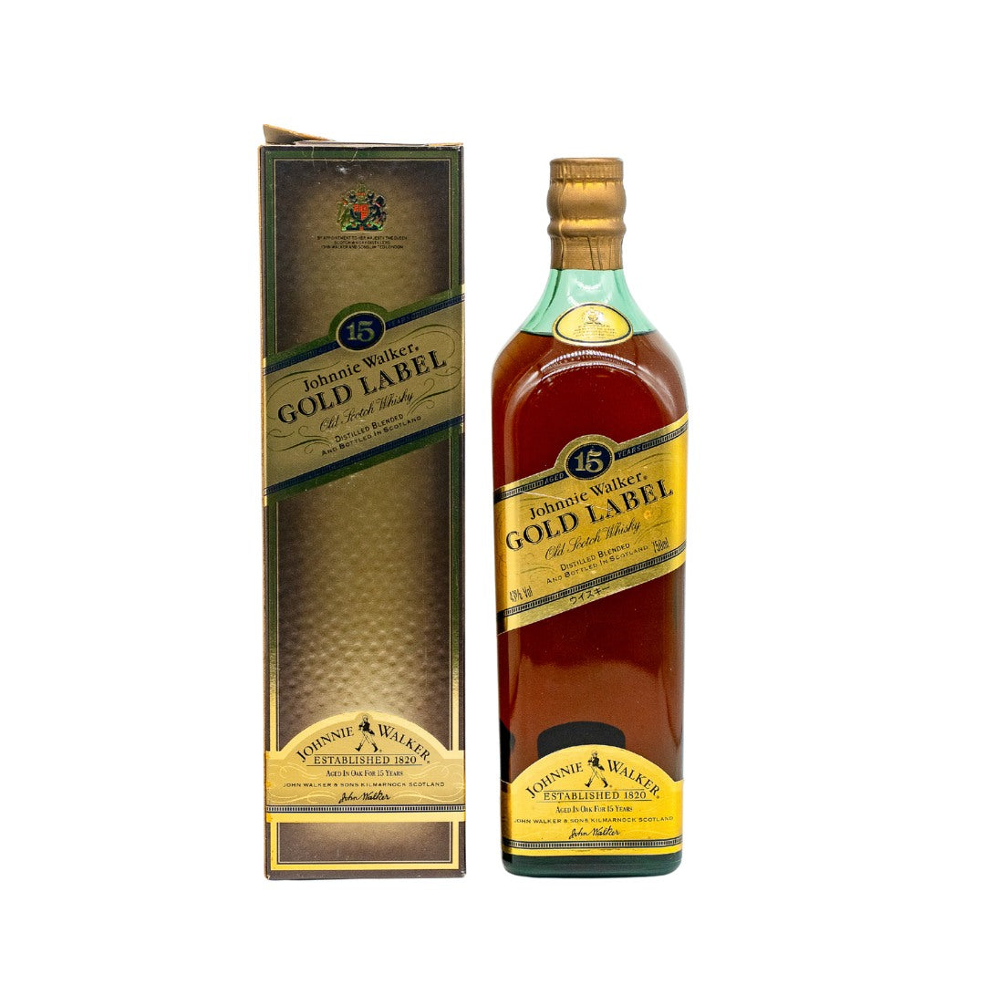 Johnnie Walker Gold Label 15 Years Old 1990's Release Scotch Whisky