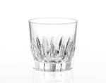 Kagami Crystal Whisky Rock Glass Model T394-312 – handcrafted Japanese lead-free crystal old fashioned glass with traditional cut pattern, made in Japan, 日本製 | 鏡水晶威士忌岩石杯 T394-312型 日本製 手工切割水晶玻璃
