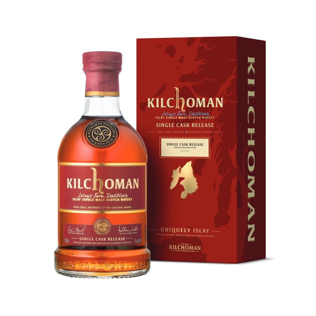 Kilchoman 6 Year Old New Oak Finished Single Cask 18/233 is an exclusive&nbsp;Small Markets bottling with a heavily peated style (50PPM). Matured over 5 years in a fresh STR red wine hogshead, it was finished for more than a year in a Carpathian oak cask. Total of 291 bottles released.&nbsp;