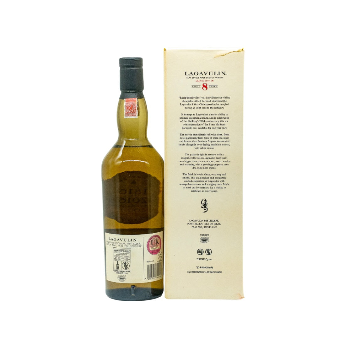 Lagavulin 8 Years Old 200th Anniversary Limited Edition Single Malt Scotch Whisky