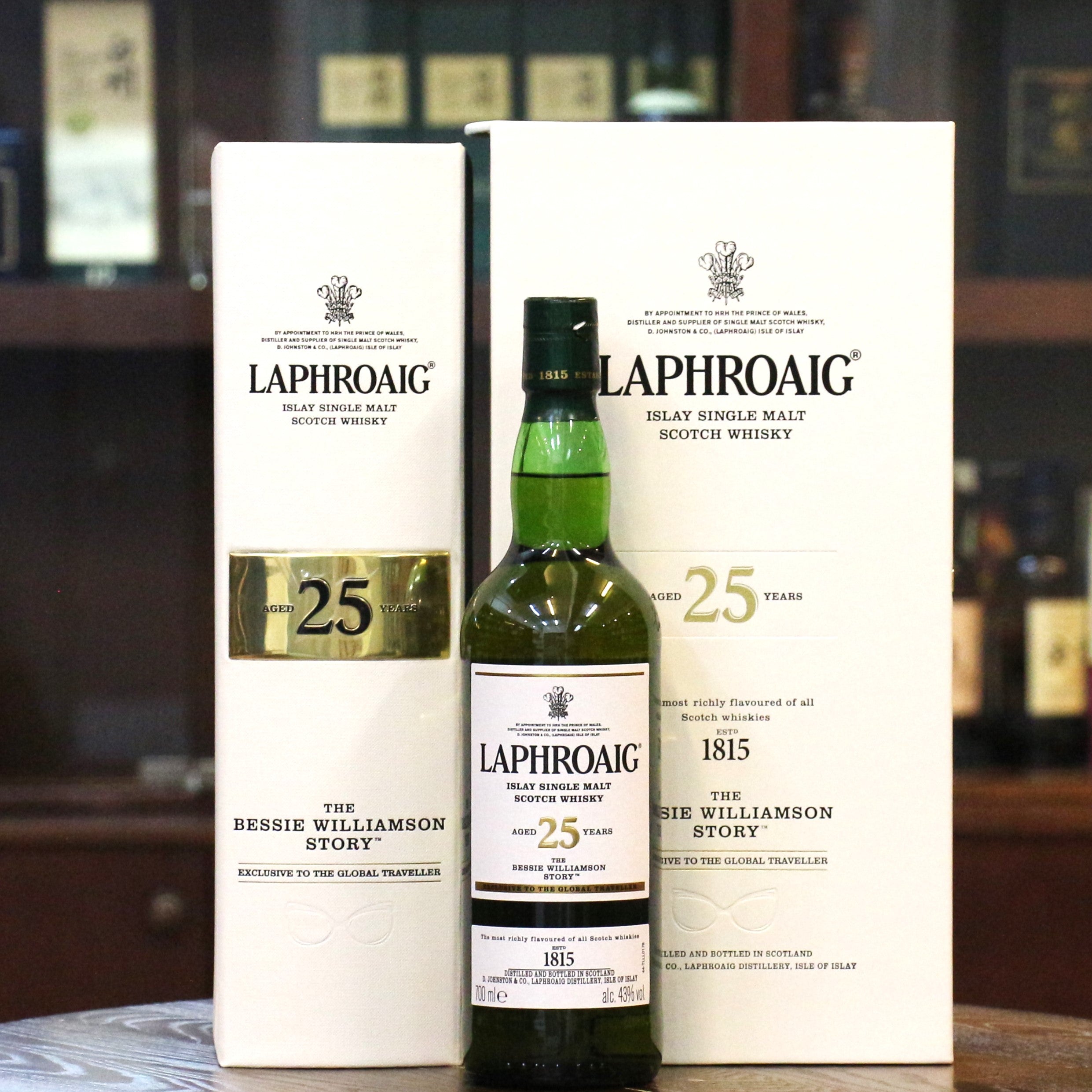 This is a special release for Bessie Williamson, who was the first woman in the 20th century to own and run Laphroaig distillery