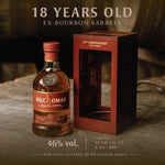 Kilchoman 18 Year Old Ex-Bourbon from the 20th Anniversary Cask Series is the distillery’s oldest release, a vatting of five specially selected ex-bourbon casks. Distilled in 2006 (casks no. 33, 146, 149, 155, 163) with only 1,209 bottles release worldwide.

Tasting Note: Nose: Full-bodied with a strong cask influence after 18 years, offering rich butterscotch, vanilla, and caramel, along with hints of toasted oak. Palate: Robust, with sweet caramel and toffee fruits