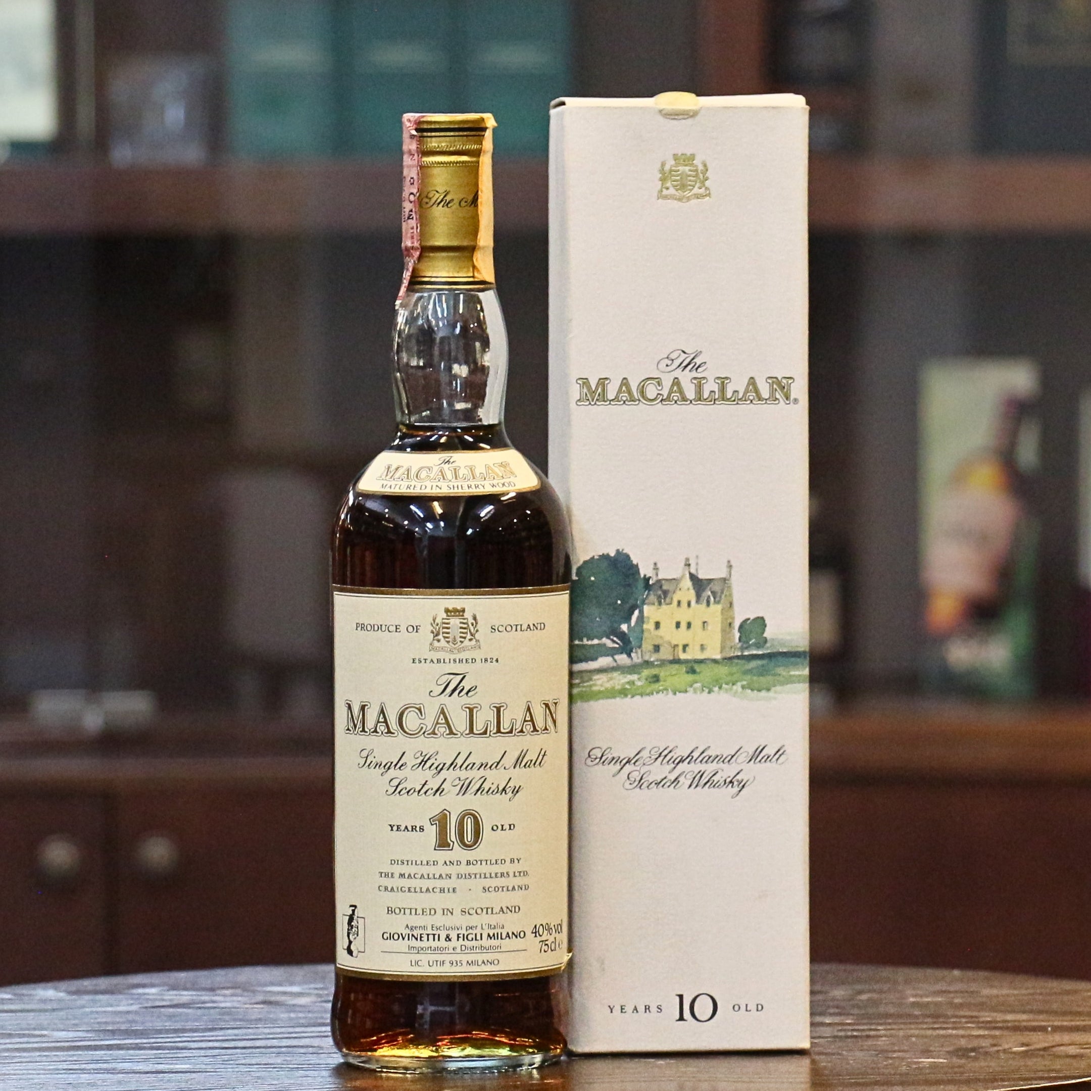 Macallan | Single Highland Malt Scotch Whisky | 10 Year Old | Old Bottling