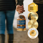 Flagship of Kilchoman. Predominantly matured in ex-Bourbon Barrels (with about 10% Oloroso Sherry Butt). IWSC 2024 Silver and IWSC 2012 Gold. Spirits Business Awards 2024 Gold. Best Islay Single Malt IWC 2016, Scored 98 Points and awarded "Gold Outstanding" in IWSC 2022.