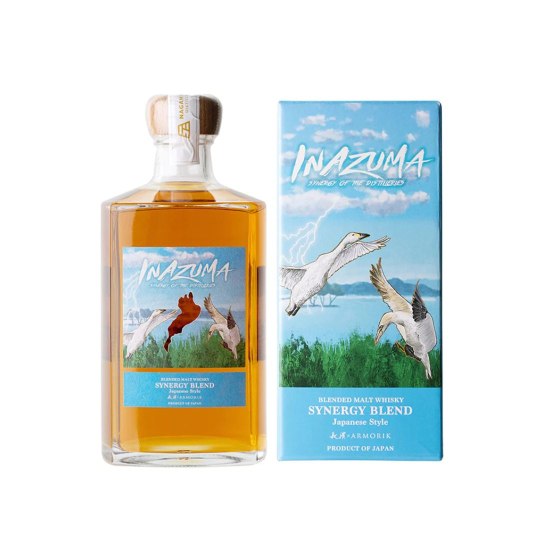 This Whisky is a collaboration between Nagahama Distillery in Japan and ARMORIK in France, whereby ARMORIK provided a non-peated whisky made from organic barley, while Nagahama contributed several casks of peated whisky. Using the same whiskies, Nagahama's Master Blender, Yusuke Yaku, and ARMORIK's brand ambassador, Paul Klock, each blended their whiskies in different proportions to create distinctly different flavors catering to their palate.&nbsp;Both blends are limited to 1000 bottles each. This is the J