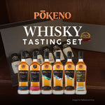 Pōkeno distillery nestled in a warm, misty, humid valley protected by the volcanic hills which from which they source their pure natural spring water and sourced the finest barley from three family-owned farms in New Zealand's richly fertile South Island.

This tasting pack includes the following bottlings:

Pōkeno "ORIGIN" Aotearoa New Zealand Single Malt Whisky

Pōkeno "REVELATION" Aotearoa New Zealand Single Malt Whisky

Pōkeno Exploration Series Totara Cask Finish New Zealand Single Malt Whisky

Pōkeno 