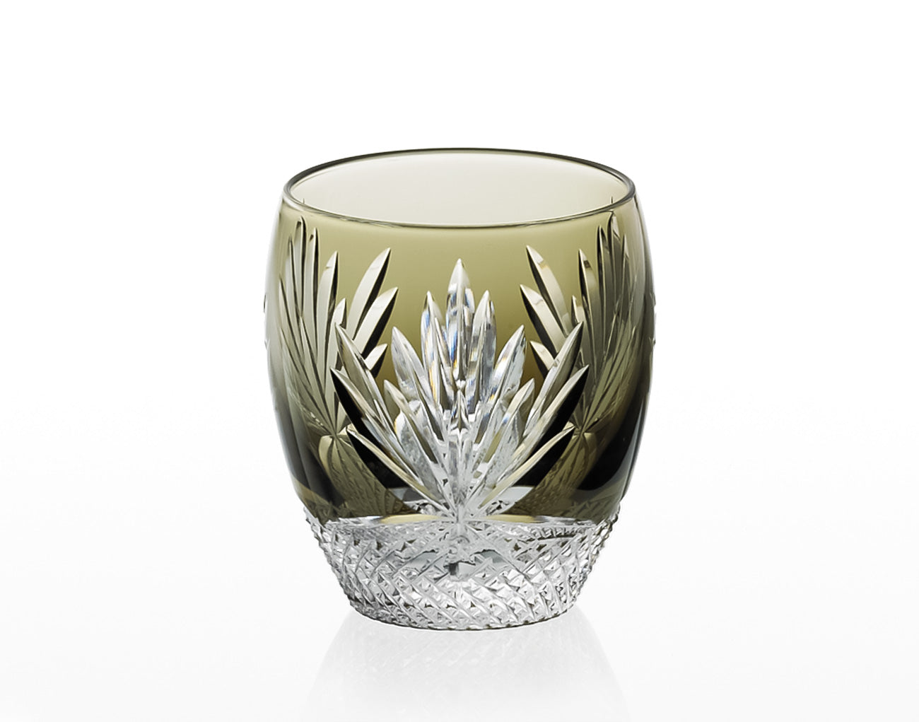 Kagami Crystal Whisky & Shochu Rock Glass (Made in Japan) Model T727-2763BLK Edo Kiriko