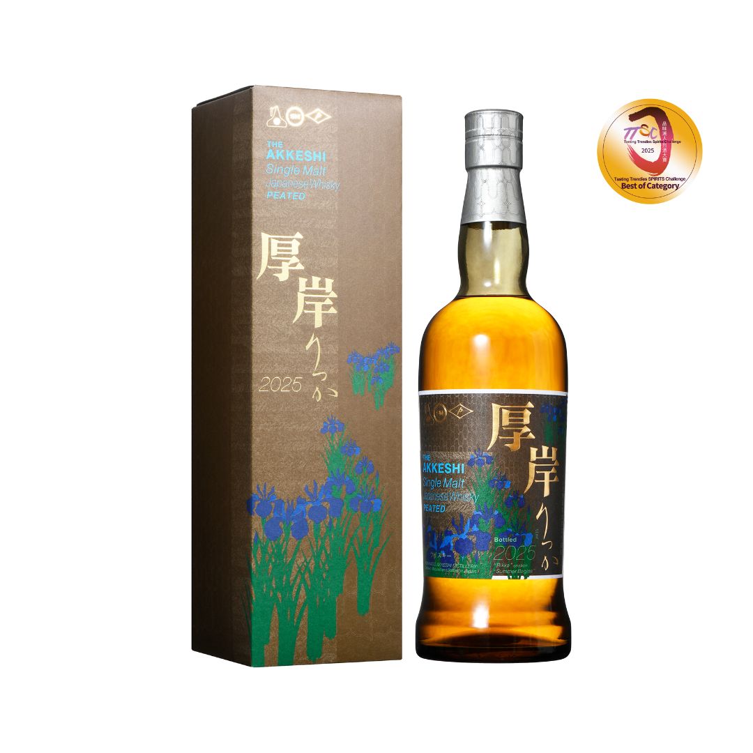 The Akkeshi "Rikka" Single Malt Peated Japanese Whisky