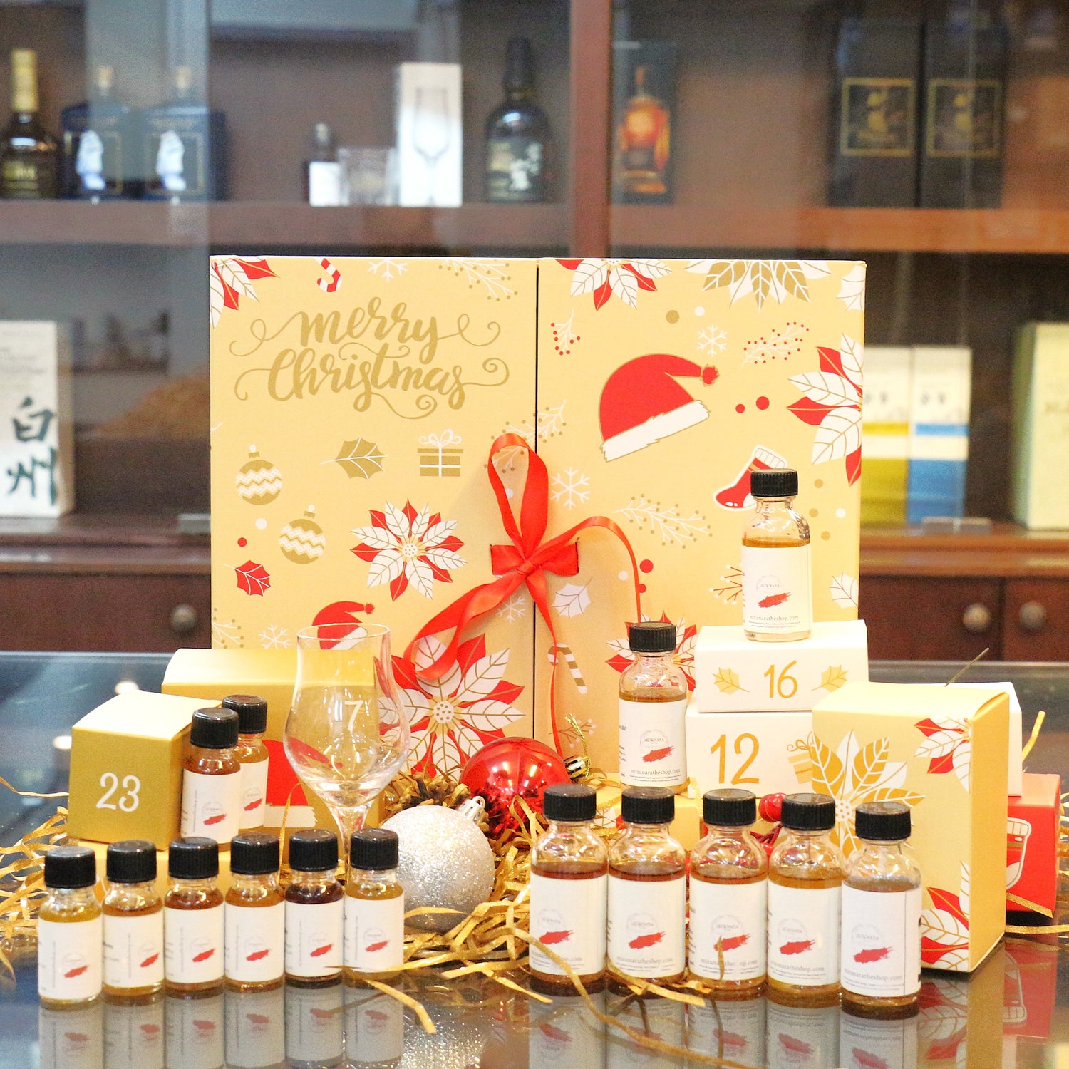 "Around the World in 24 Days" Whiskies Advent Calendar Set B