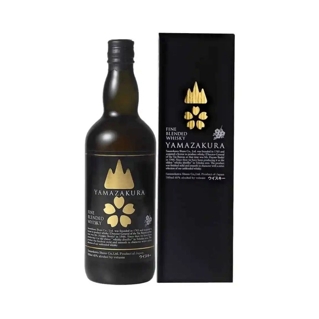 The Yamazakura Fine Blended Whisky is made by Sasanokawa Shuzo Co, a small distillery in Japan. Orange blossoms on the nose, followed by oak, caramel, and fresh orchard fruit on the palate. Easy on the nose and palate, this is a very gentle whisky with an upfront sweetness that stays on the palate followed by dark chocolate in the finish.