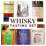 Experience a curated set of six 30 ml samples of Scotch and Japanese whisky, each from a distinct region and showcasing unique cask finishes. Embark on a sensory journey through these exceptional whiskies, each offering a distinct character and heritage.


This tasting pack includes the following bottlings:
Blair Athol 23 Years, 1989
Distilled in 1989 and bottled in 2013, aged for 23 years. Located south of Pitlochry in the Vale of Atholl, Perthshire, Blair Athol is one of Scotland’s oldest distilleries, op