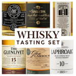 Explore a curated set of six 30 ml samples featuring premium Scotch whiskies, each representing a distinct Scottish region. Discover the diverse cask finishes and rich flavor profiles, ranging from fruity and nutty to smoky and peaty. Ideal for whisky enthusiasts seeking a unique and insightful tasting experience.