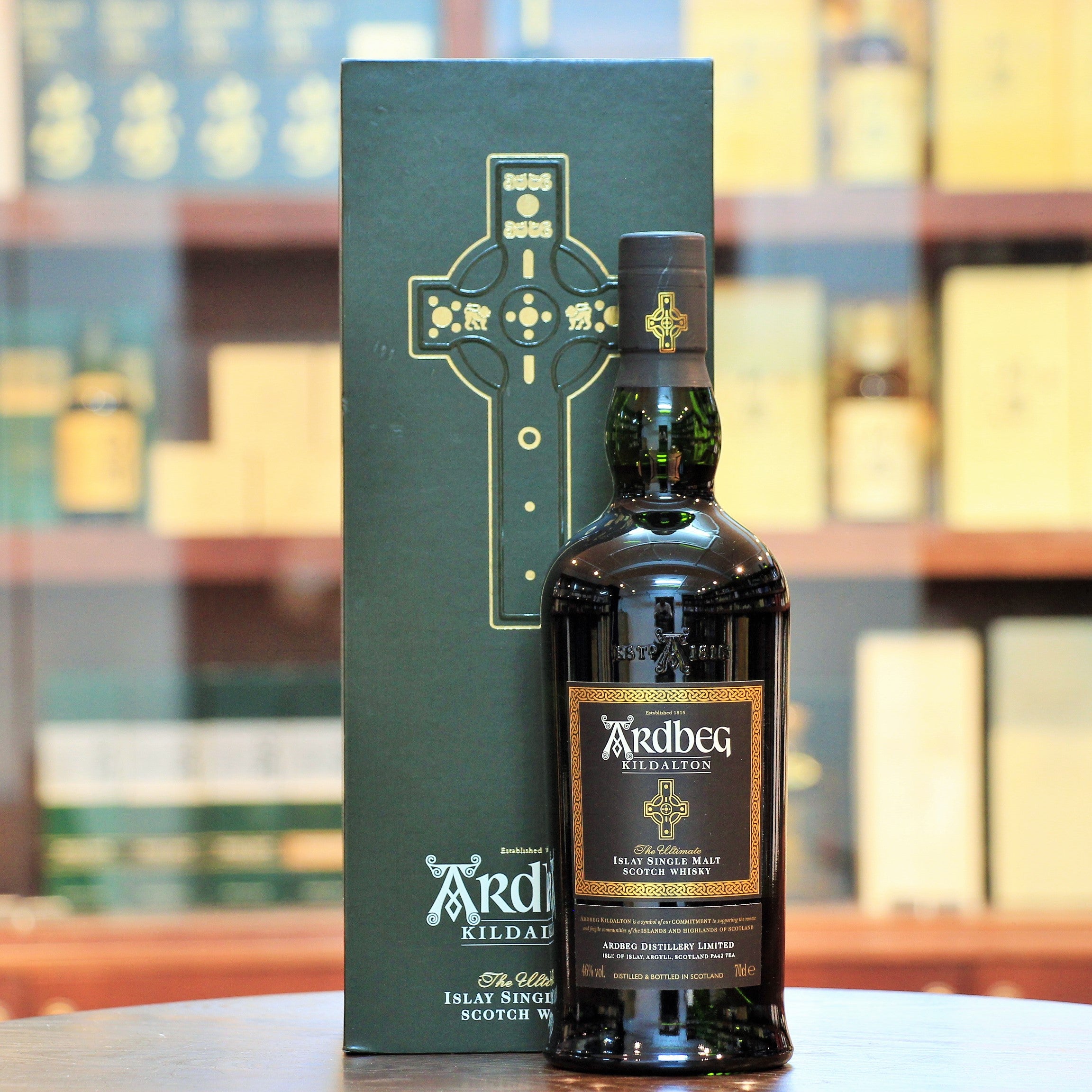 Ardbeg Kildalton 2014 Limited Release, Ex-bourbon and ex-sherry casks. Winner of the Best Islay Single Malts in 2015 World Whiskies Awards. The 1200 year old Kildalton Cross on Islay!