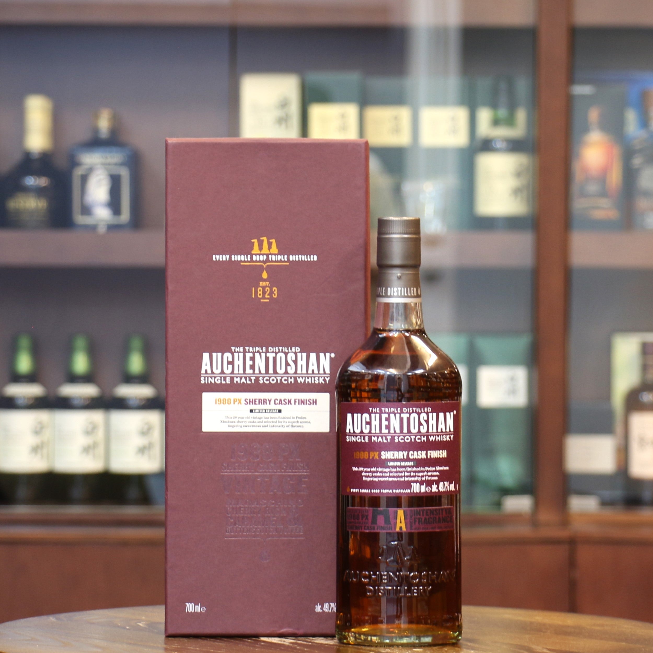 Auchentoshan 1988 Limited Release PX Sherry Cask Finish 29 Years Old Single Malt Scoth Whisky