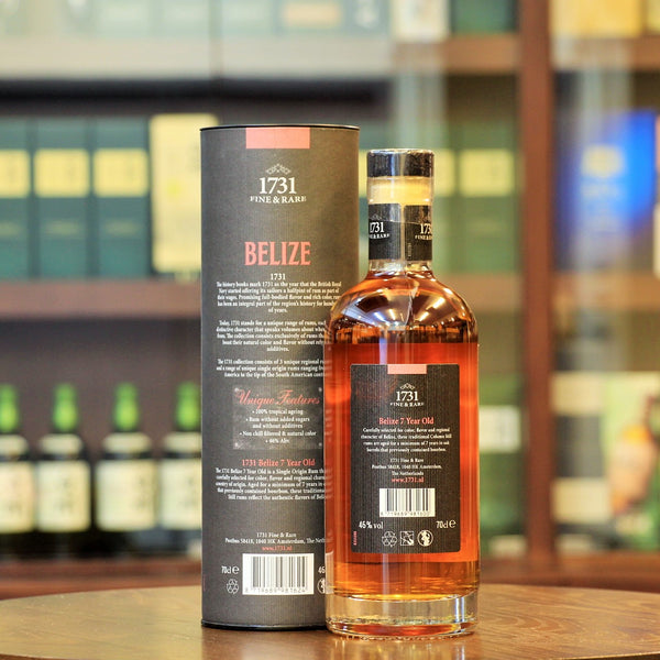 Belize 7 Year Old Aged Single Origin Rum by 1731 Fine & Rare - 2
