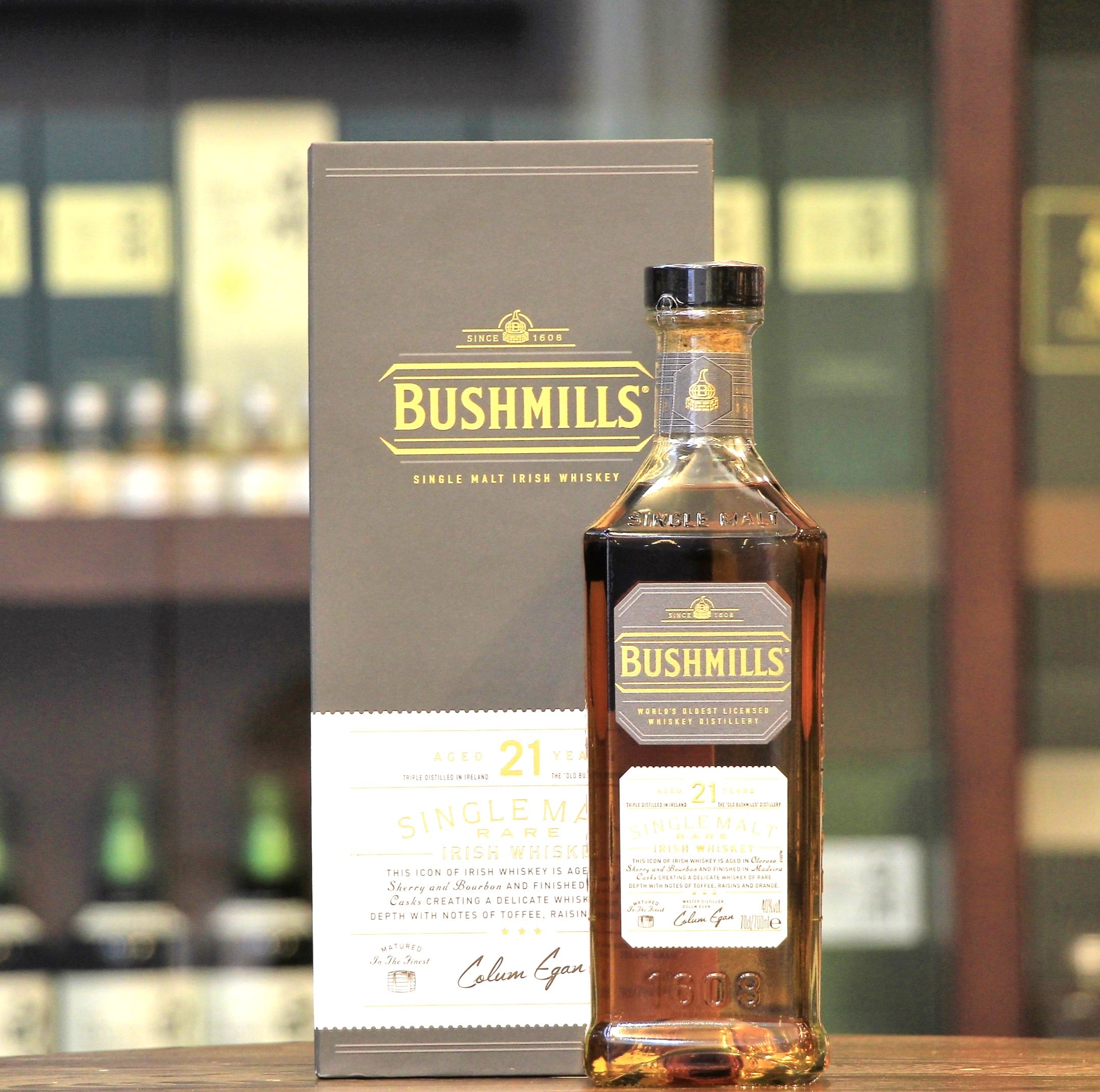 Bushmills 21 Years Old Single Malt Irish Whiskey