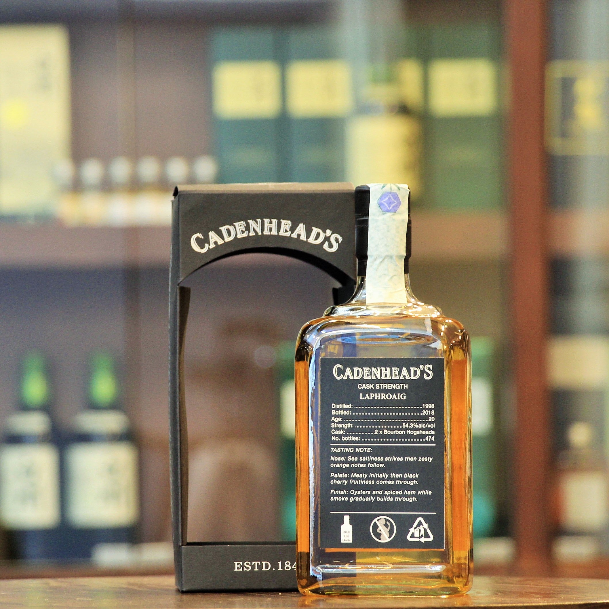 Laphroaig 20 Years Cask Strength Single Malt Scotch Whisky by Cadenheads