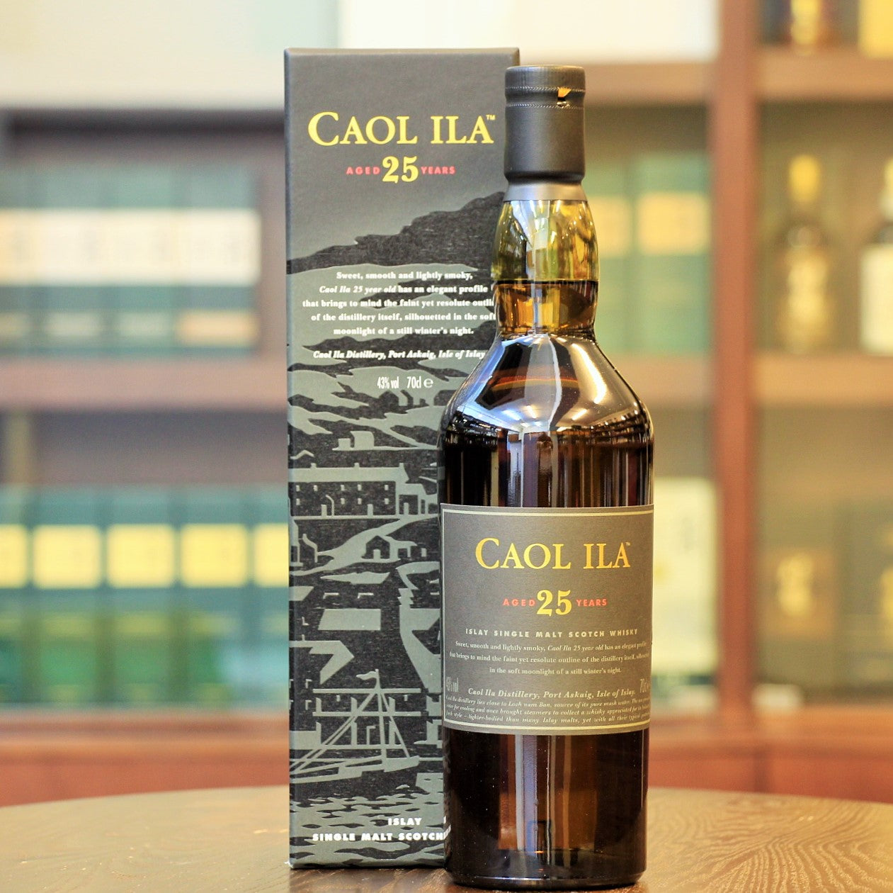 Caol Ila 25 Years Old Single Malt Scotch Whisky – Mizunara: The