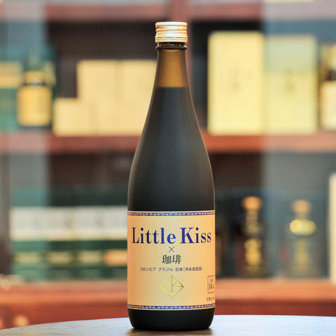 Coffee Shochu Little Kiss, Organic Coffee SHOCHU. Made by infusing Coffee with Kome (Rice) Shochu. Delicate and smooth aroma bringing through the flavours of coffee. Recommend to drink chilled, on the rocks or even adding some soda water.