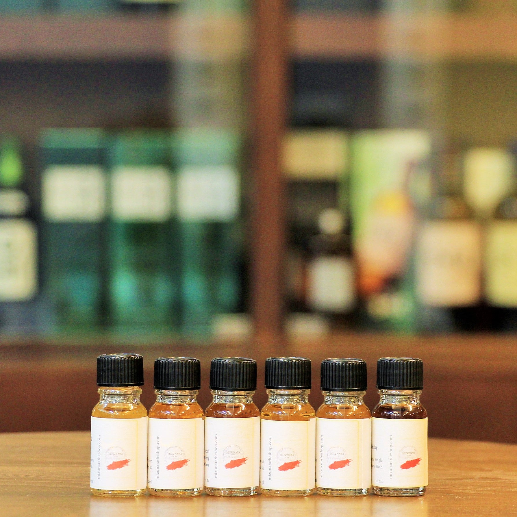 希少なジャパニーズウイスキー（10ml×6本）試飲体験セットB – Mizunara
