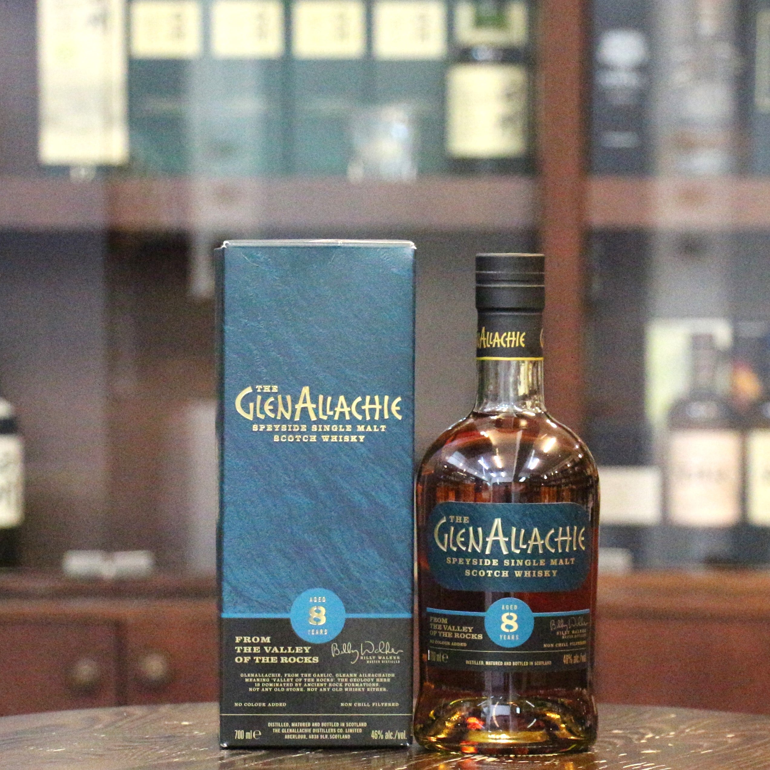 GlenAllachie is currently one of Scotland's few independent distilleries, led by iconic Master Distiller Billy Walker (previously from Glendronach). This 8 years bottling has been matured in PX, Oloroso, Virgin Oak & 1st fill bourbon. Natural colour, Non chill filtered and released at a strength of 46% ABV. 