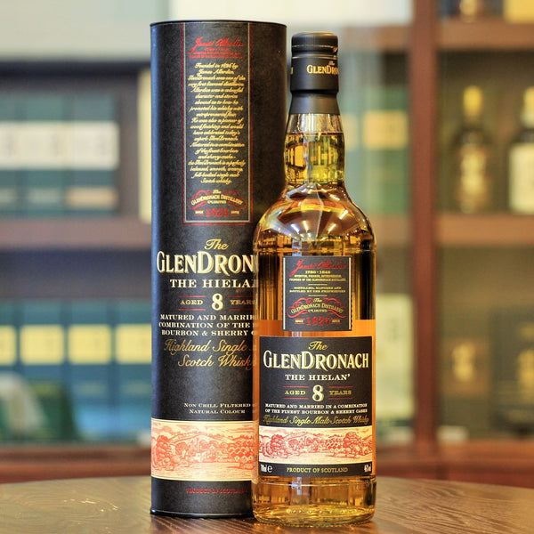 GlenDronach The Hielan 8 Years Old Scotch Single Malt Whisky - 1