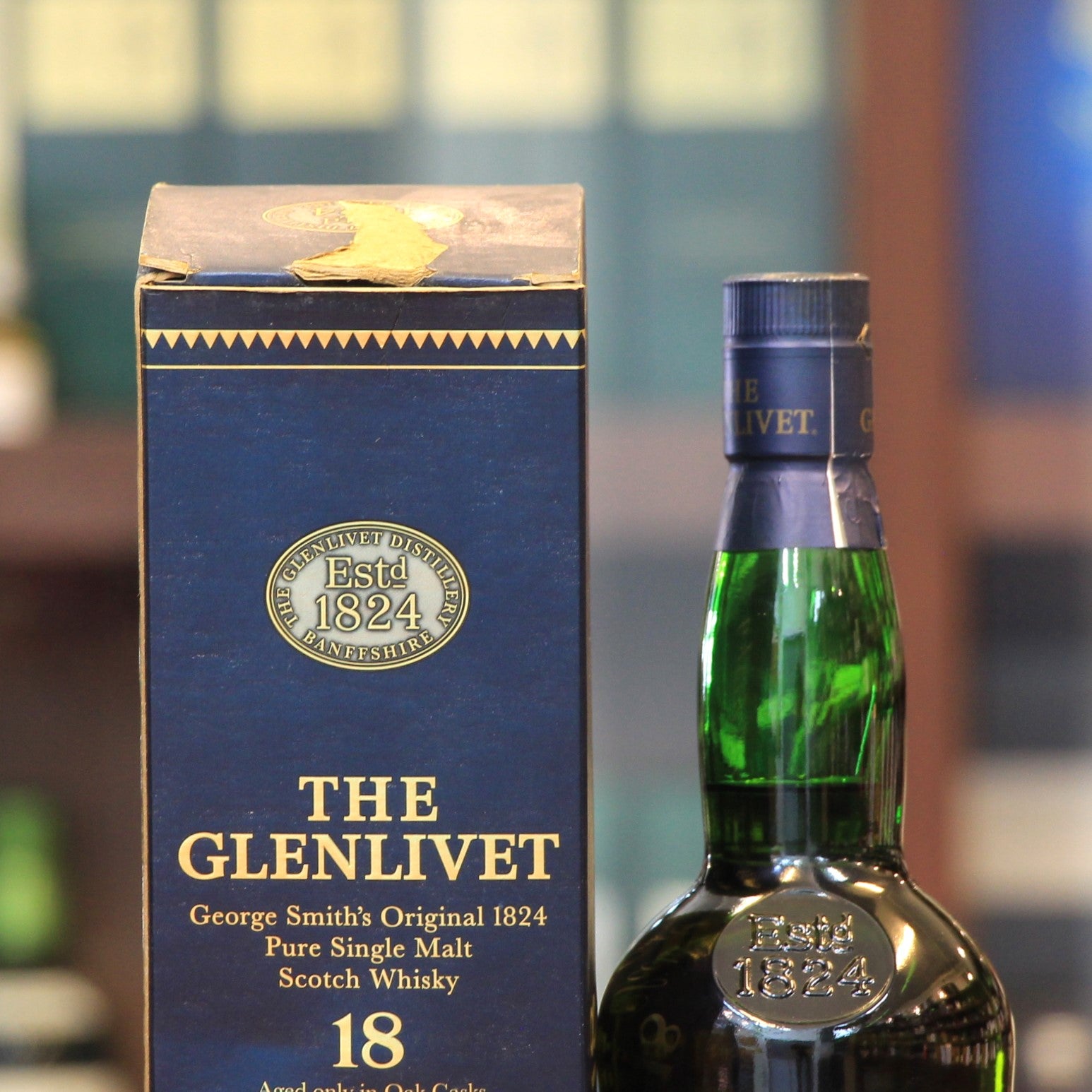 Glenlivet 18 Years Old Smith's Original 1824" Pure Single Malt
