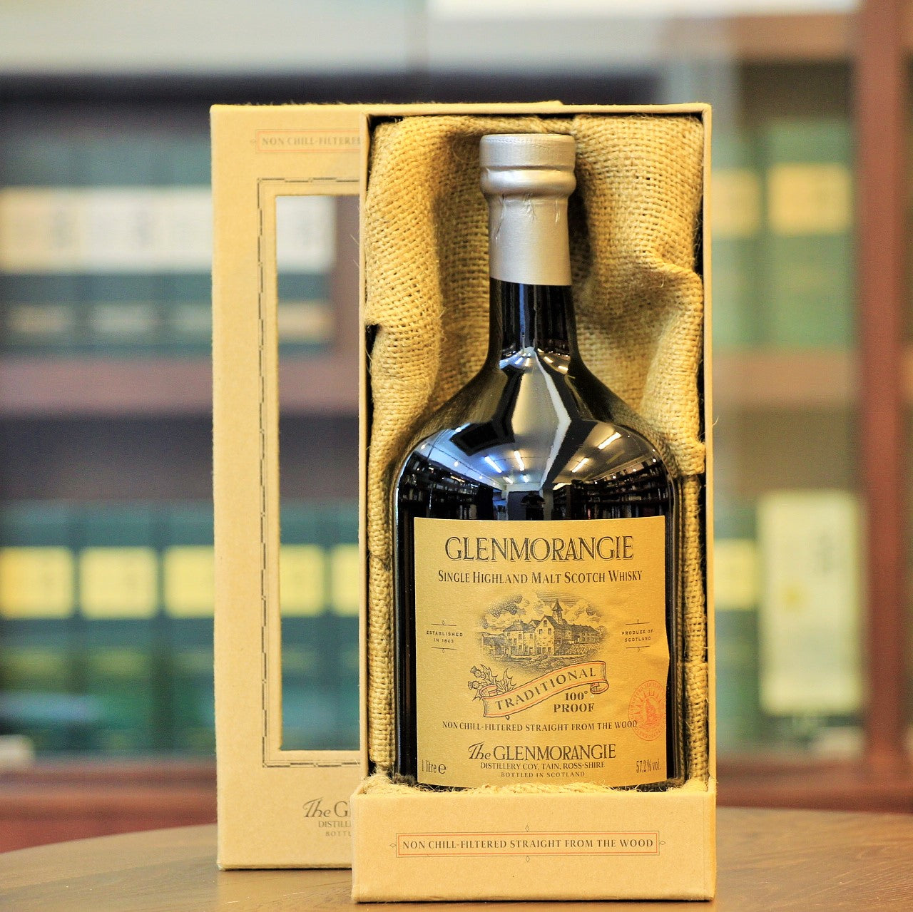 Traditional Glenmorangie Single Malt Whisky bottled at an umpressive ABV of 57.2%. Now available at Whisky Specialist shop Mizunara in Wong Chuk Hang