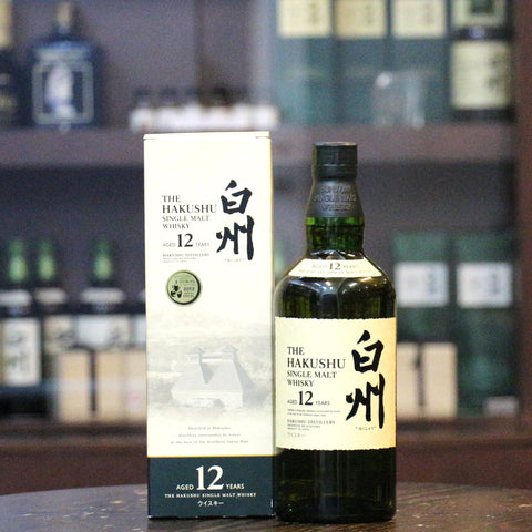 Hakushu 12 Years Single Malt Japanese Whisky (Old Packaging)