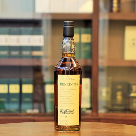 This Speyside single malt from Benrinnes distillery is partially triple distilled, matured for 15 years and specailly bottled for the Flora and Fauna Series.