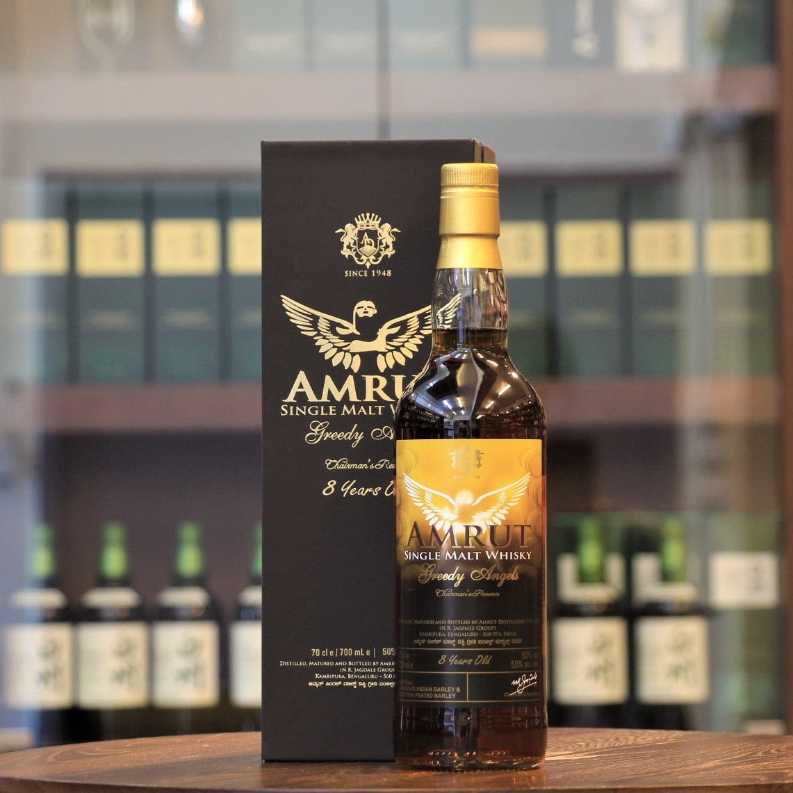 Amrut Greedy Angels Chairman's Reserve 8 Years Old Indian Single Malt Whisky
