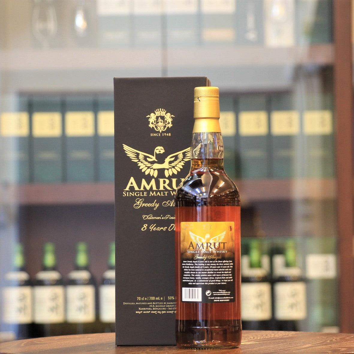 Amrut Greedy Angels Chairman's Reserve 8 Years Old Indian Single Malt Whisky