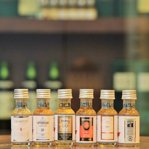 Islay & Campbeltown Single Malt Whisky (6 x 30 ml) Tasting Gift Set - 1