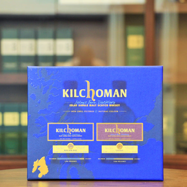 Kilchoman Machir Bay and Sanaig Gift Set Scotch Single Malt Whisky (200ml x 2) - 2
