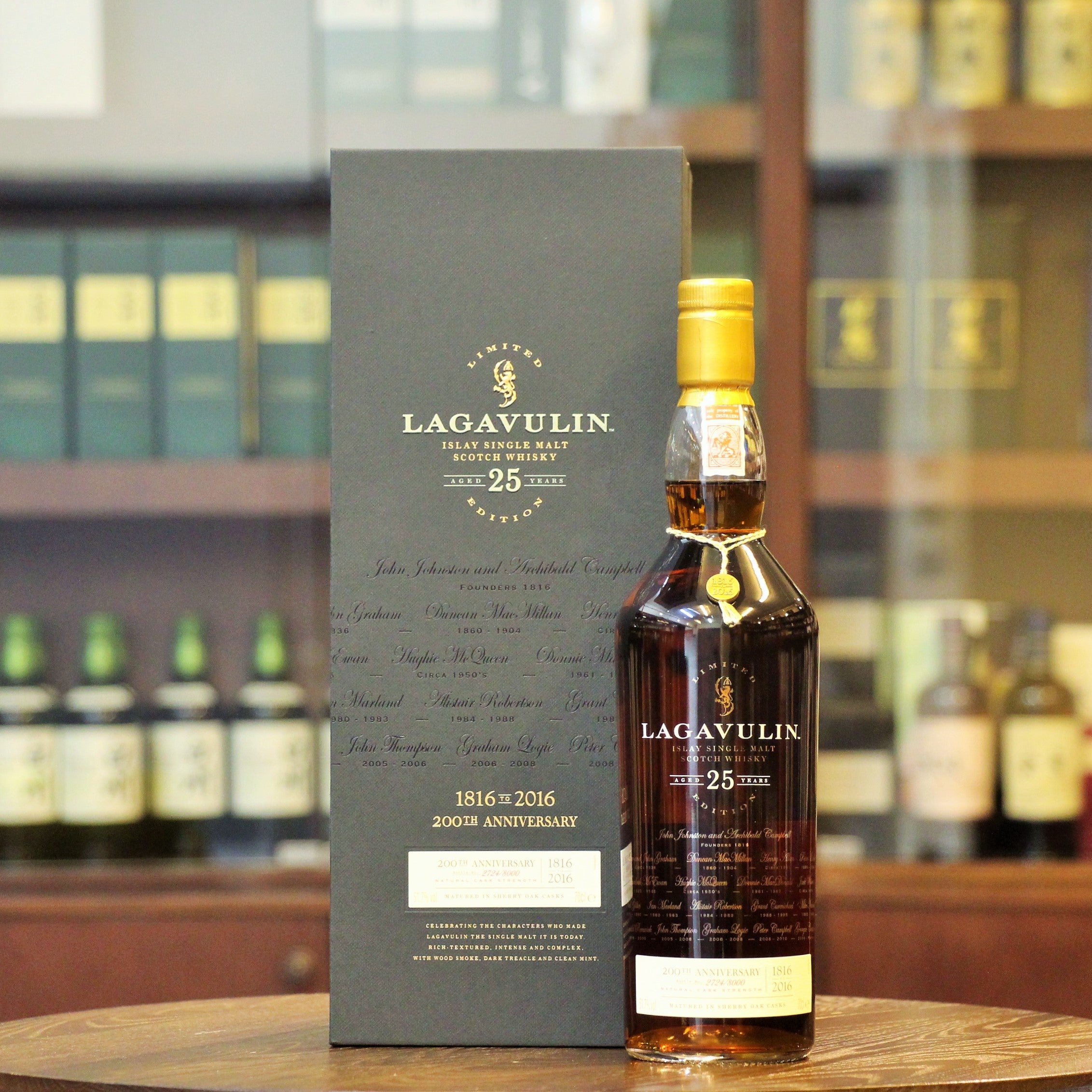 Lagavulin 25 Years Old 200th Anniversary Limited Edition Single Malt S | Mizunara: The Shop