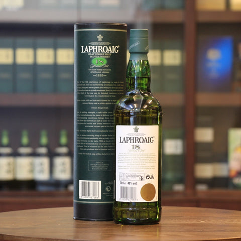 Laphroaig 18 Years Old Single Malt Scotch Whisky (Older Bottling) - 0