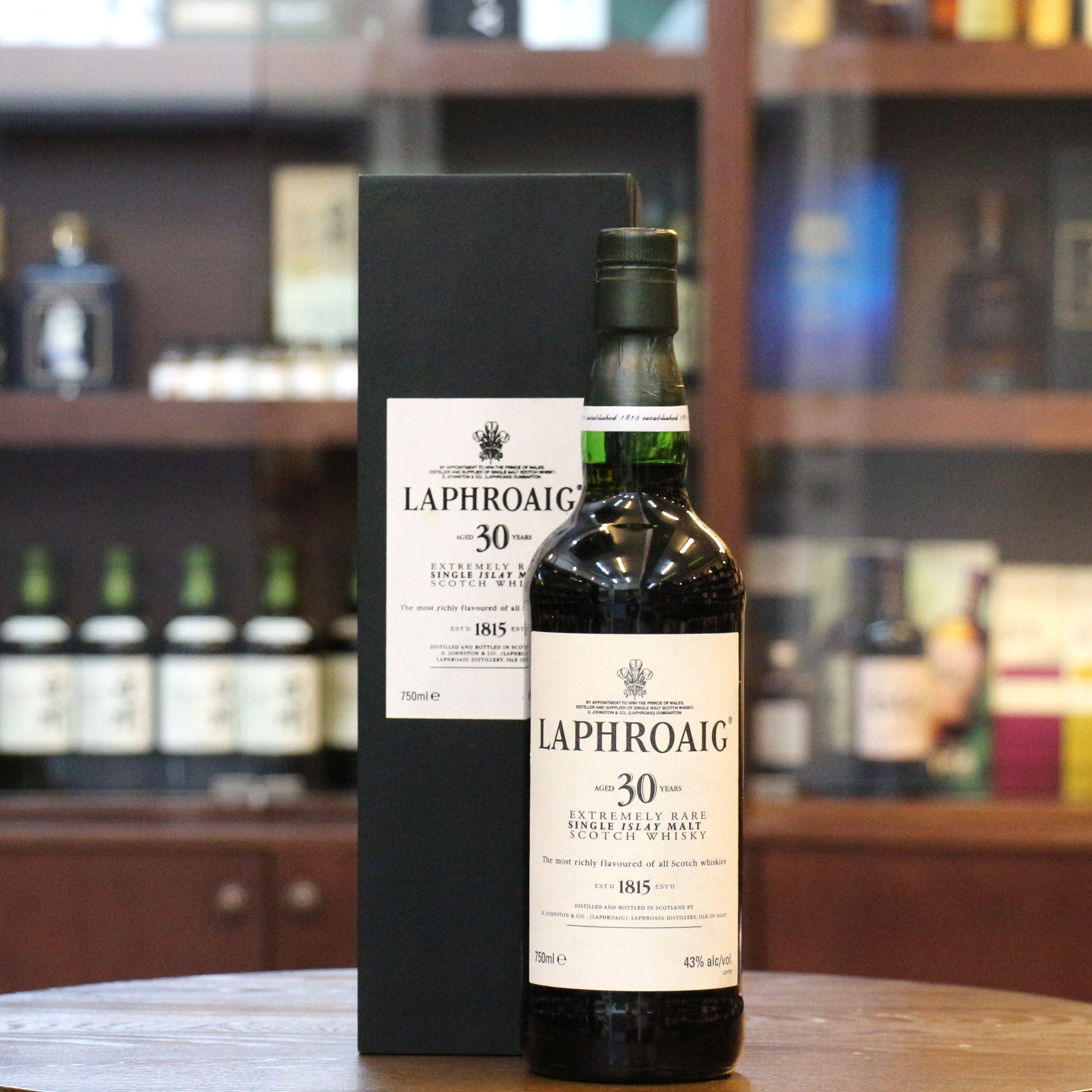 Laphroaig 30 Years Old Single Malt Scotch Whisky (Old Bottling)
