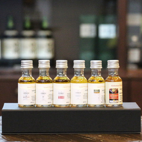 Laphroaig and Kilchoman Scotch Whisky (6 x 30 ml) Whisky Tasting Gift Set