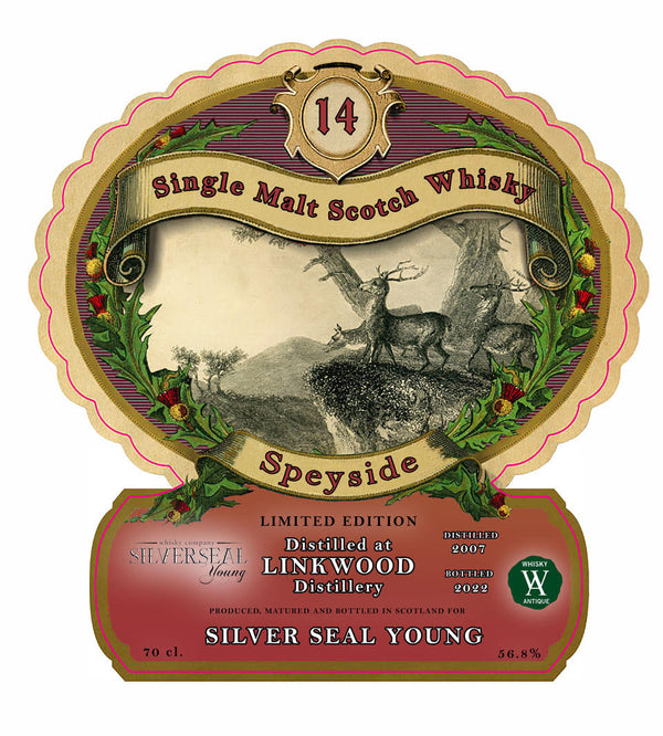 Silver Seal Linkwood 14 Years Old Single Cask Single Malt Scotch Whisky - 3
