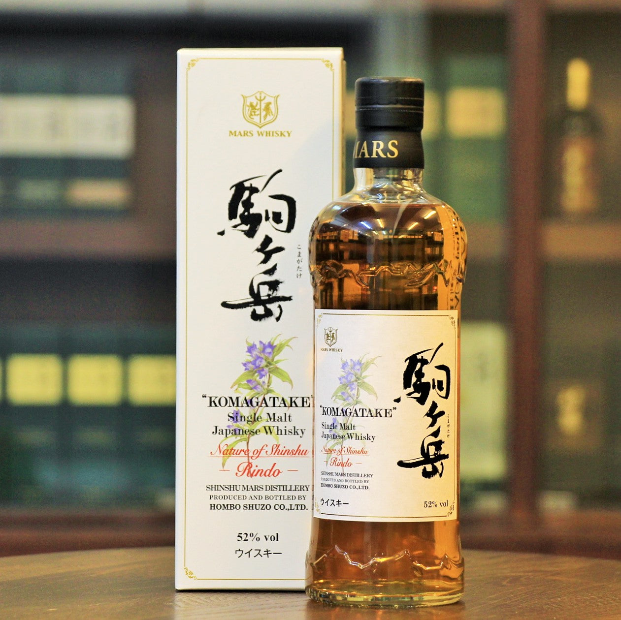 A limited and collectible Single Malt Japanese Whisky Komagatake from Shinshu Mars available on HK Liquor & Spirits Shop Mizunara Wong Chuk Hang