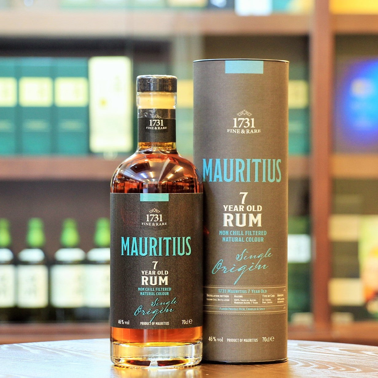 Mauritius 7 Year Old Aged Single Origin Rum by 1731 Fine & Rare
